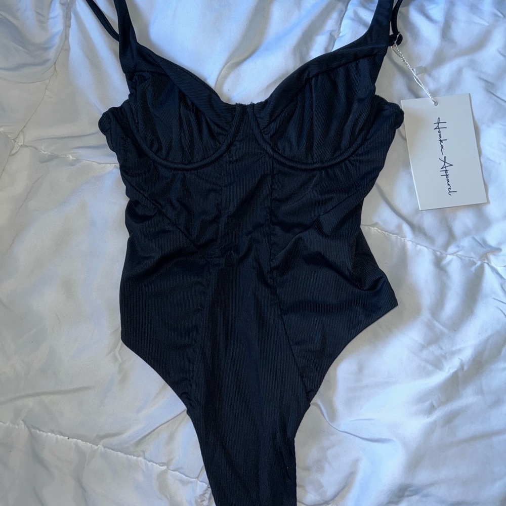 Black Shapewear Bodysuit - Picture 1 of 7